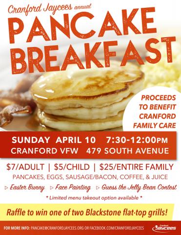 2022 Pancake breakfast flyer